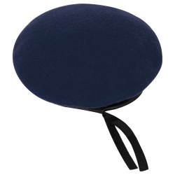 Boina Francesa Saint Michel 100% Lã Azul Ferrete