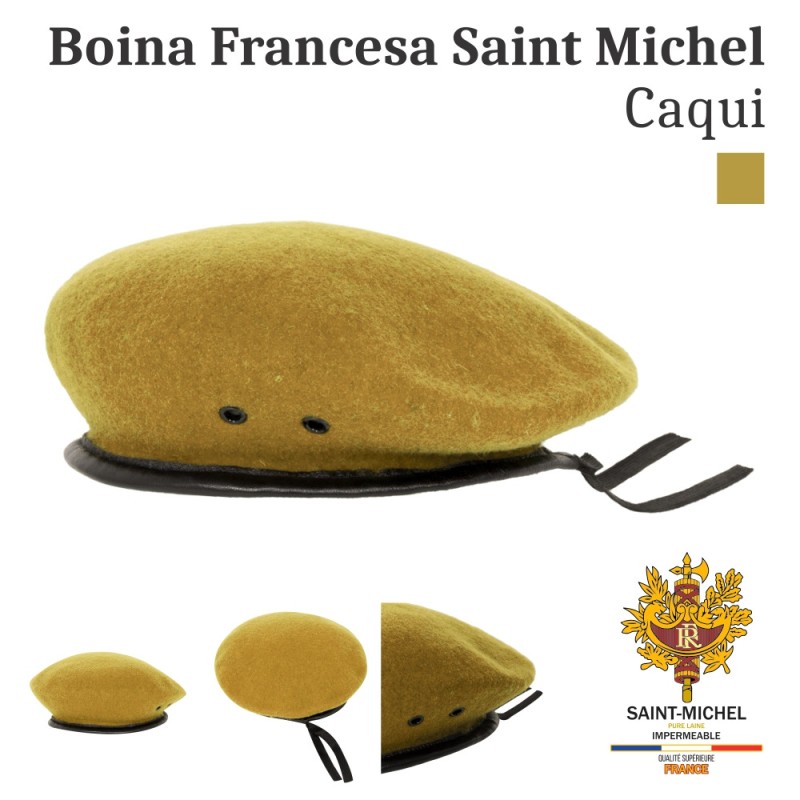 Boina Francesa Saint Michel 100% Lã Caqui