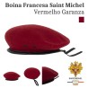 Boina Francesa Saint Michel 100% Lã Vermelha